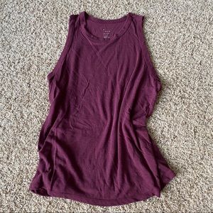 NWOT Plum High-Neck Tank Top